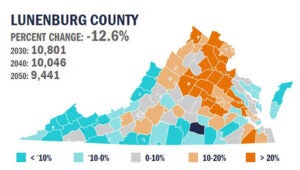 Lunenburg County Population