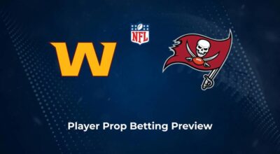 Commanders vs. Buccaneers Player Props & Odds – Week 1