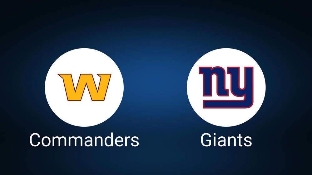 Washington Commanders vs. New York Giants Week 9 Tickets Available – Sunday, Nov. 3 at MetLife Stadium