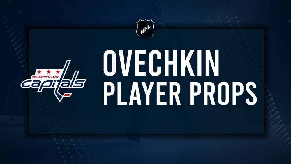 Alexander Ovechkin Player Prop Bets for the Capitals vs. Devils Game - October 12