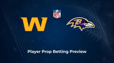 Commanders vs. Ravens Player Props & Odds – Week 6