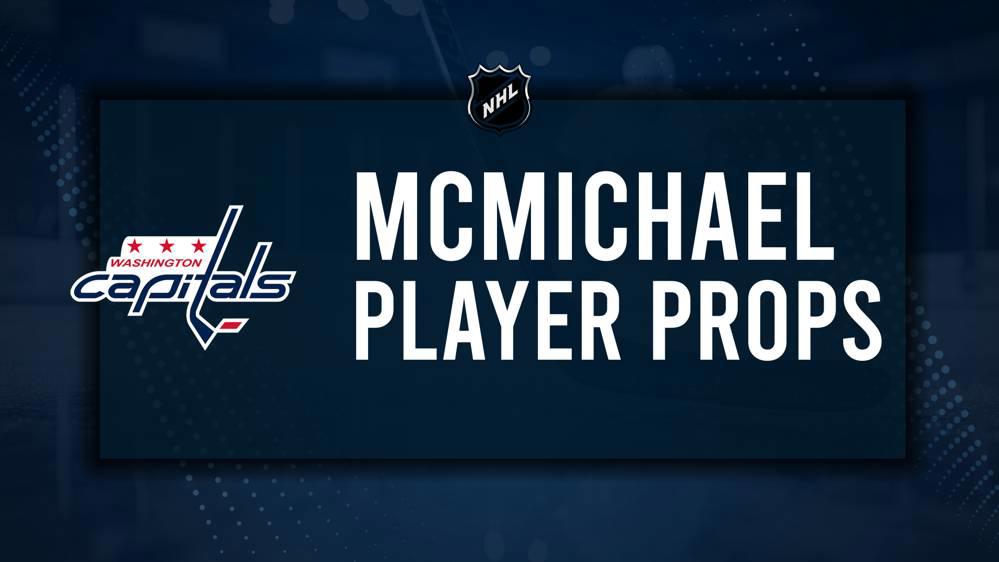 Connor McMichael Player Prop Bets for the Capitals vs. Flyers Game - October 22