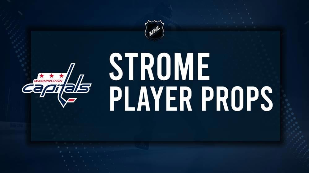 Dylan Strome Player Prop Bets for the Capitals vs. Devils Game - October 12