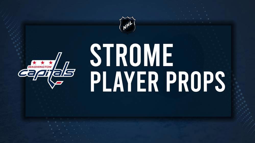 Dylan Strome Player Prop Bets for the Capitals vs. Rangers Game - October 29