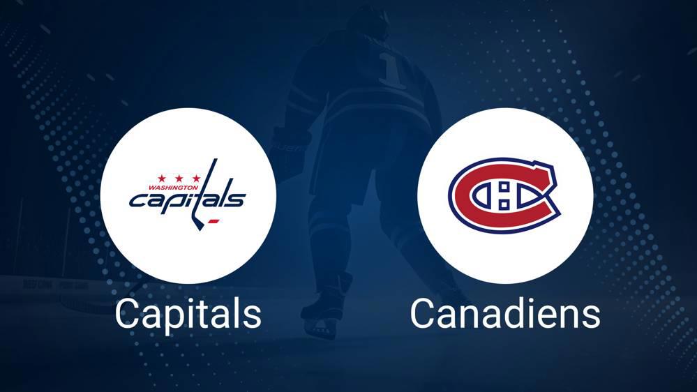 How to Pick the Capitals vs. Canadiens Game with Odds, Spread, Betting Line and Stats – October 31