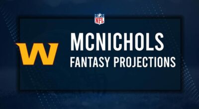 Jeremy McNichols Fantasy Projections: Week 9 vs. the Giants