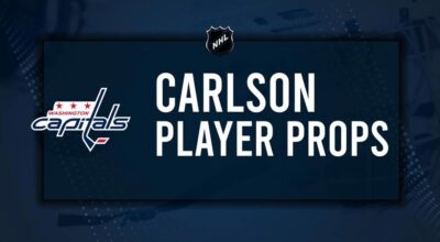 John Carlson Player Prop Bets for the Capitals vs. Canadiens Game - October 31