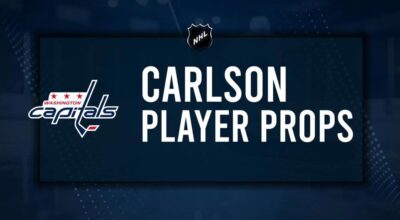 John Carlson Player Prop Bets for the Capitals vs. Flyers Game - October 22