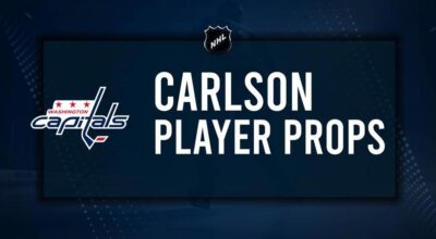 John Carlson Player Prop Bets for the Capitals vs. Stars Game - October 17