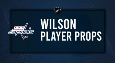 Tom Wilson Player Prop Bets for the Capitals vs. Golden Knights Game - October 15