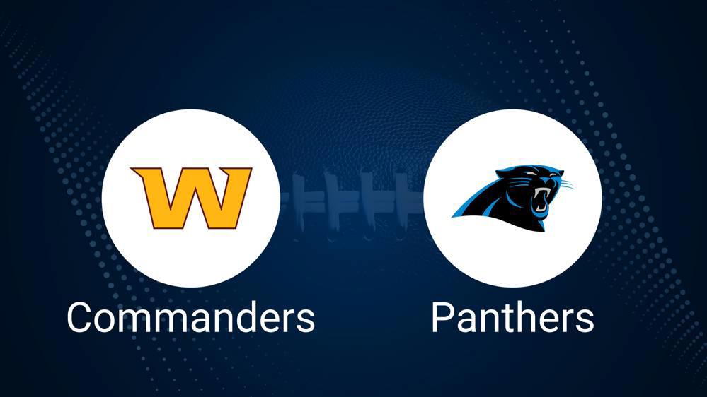 Where to Watch Commanders vs. Panthers on TV or Streaming Live - Oct. 20