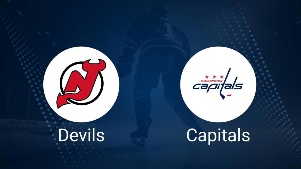 Where to Watch New Jersey Devils vs. Washington Capitals on TV or Streaming Live - October 12