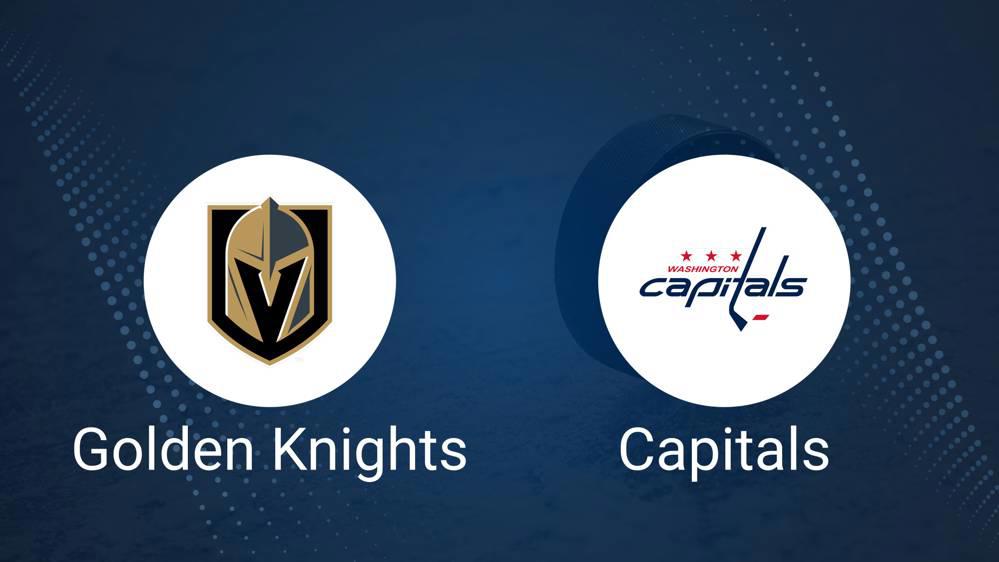 Where to Watch Vegas Golden Knights vs. Washington Capitals on TV or Streaming Live - October 15