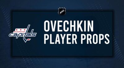 Alexander Ovechkin Player Prop Bets for the Capitals vs. Hurricanes Game - November 3