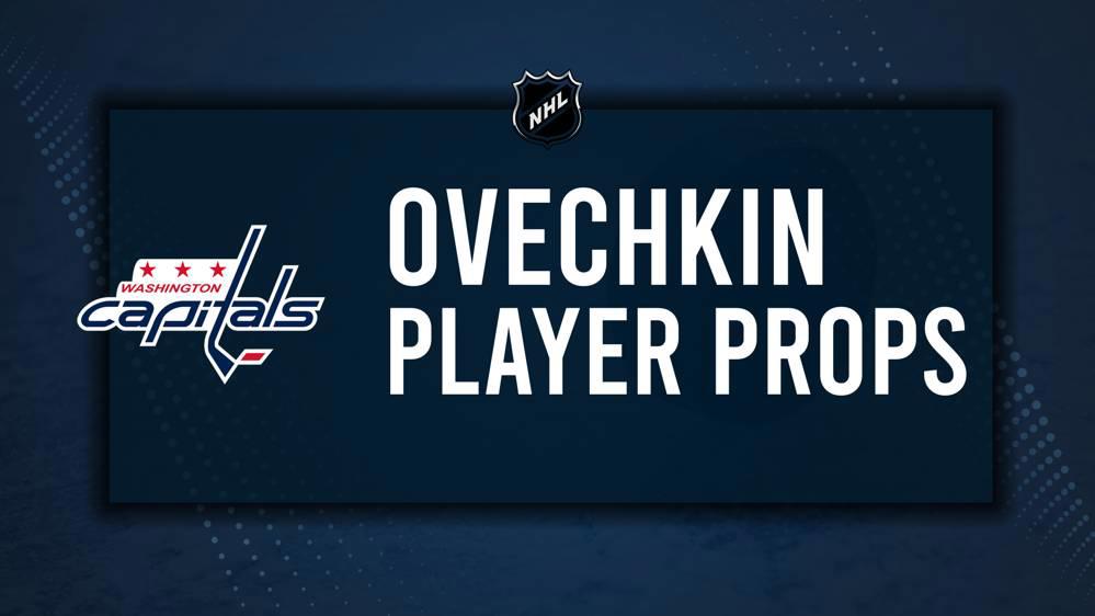 Alexander Ovechkin Player Prop Bets for the Capitals vs. Maple Leafs Game - November 13