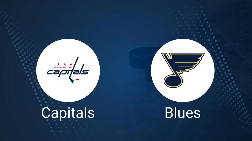 Capitals vs. Blues Injury Report Today - November 9