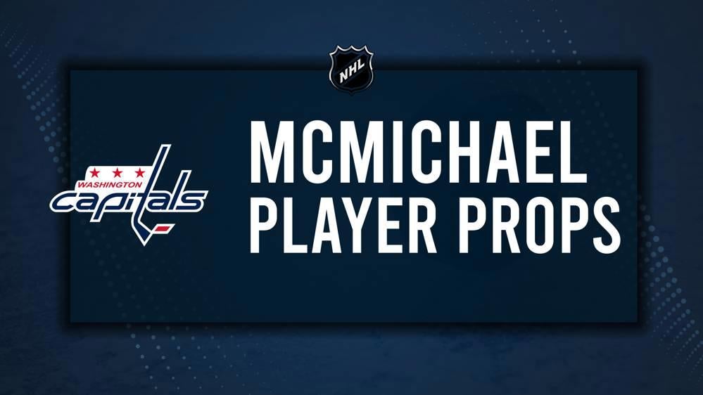 Connor McMichael Player Prop Bets for the Capitals vs. Hockey Club Game - November 18