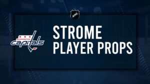 Dylan Strome Player Prop Bets for the Capitals vs. Avalanche Game - November 21