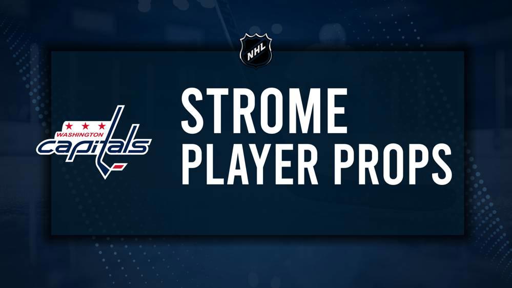 Dylan Strome Player Prop Bets for the Capitals vs. Avalanche Game - November 21