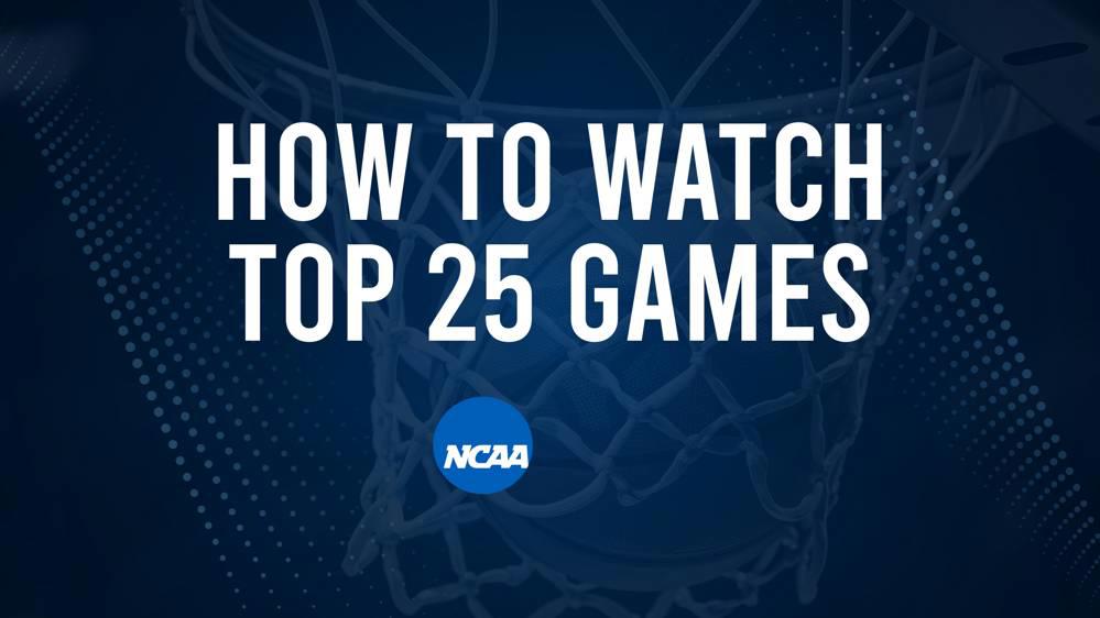 How to Watch Top 25 Women's College Basketball Games - Monday, November 11