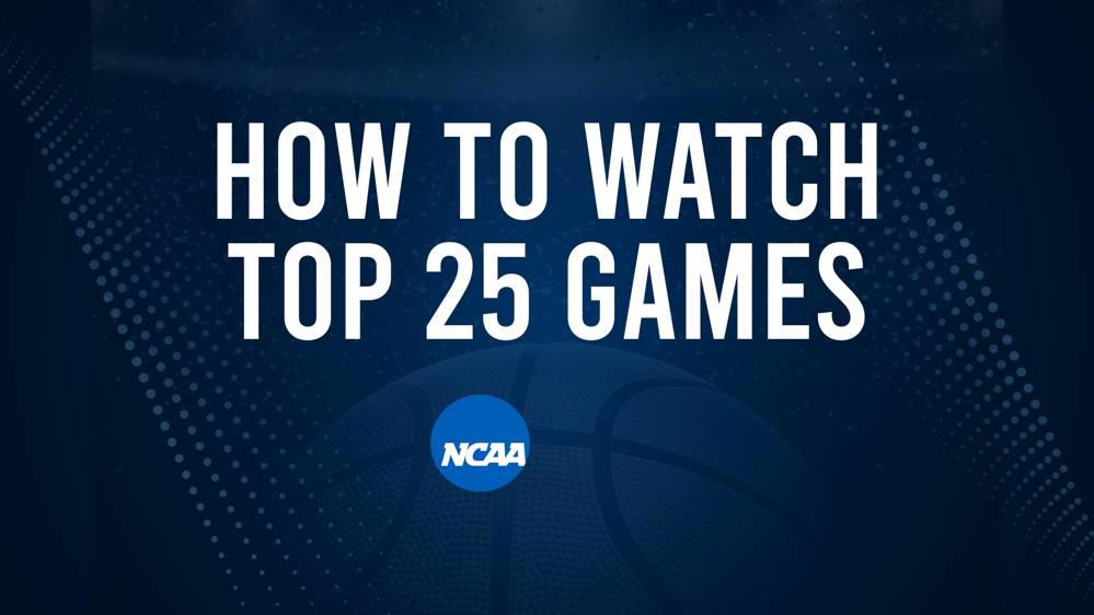 How to Watch Top 25 Women's College Basketball Games - Saturday, November 16