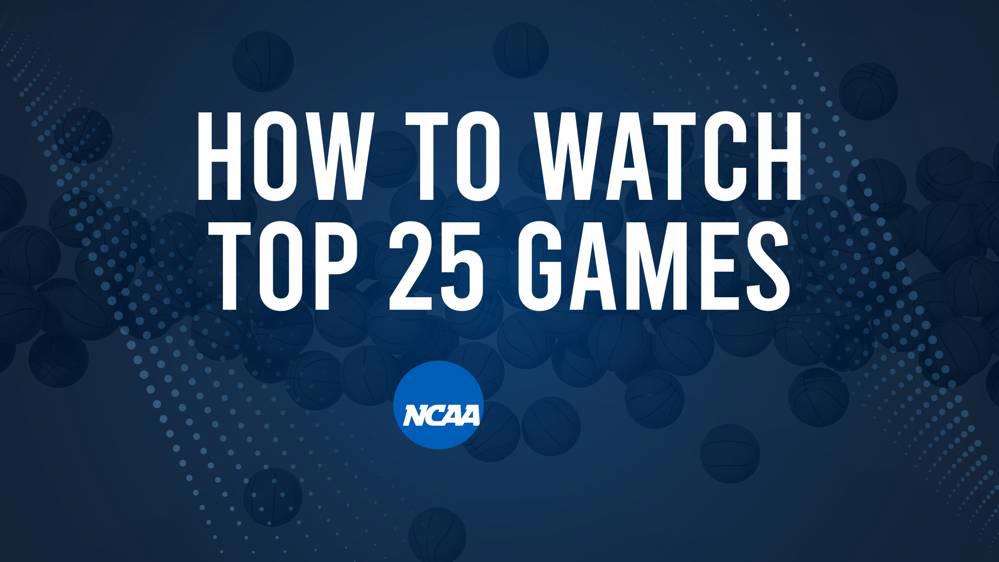 How to Watch Top 25 Women's College Basketball Games - Wednesday, November 20