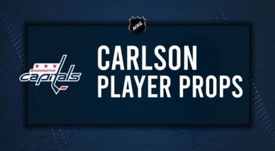 John Carlson Player Prop Bets for the Capitals vs. Avalanche Game - November 21