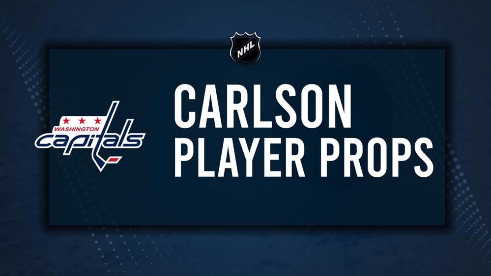 John Carlson Player Prop Bets for the Capitals vs. Hockey Club Game - November 18