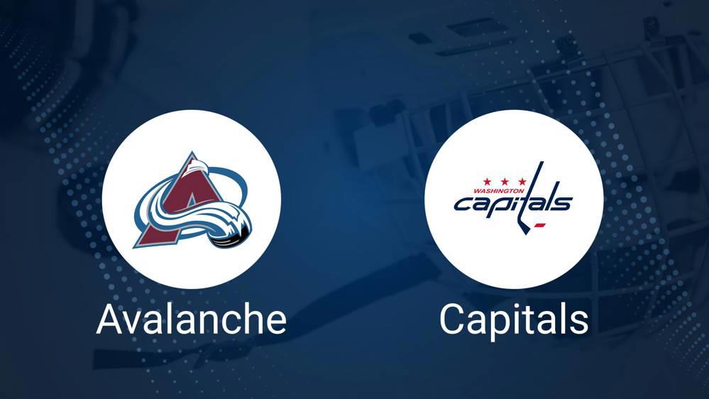 Where to Watch Colorado Avalanche vs. Washington Capitals on TV or Streaming Live - November 21