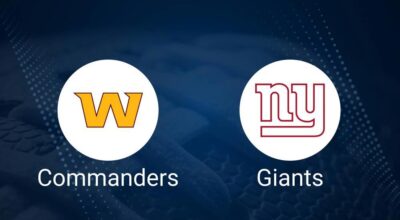 Where to Watch Commanders vs. Giants on TV or Streaming Live - Nov. 3