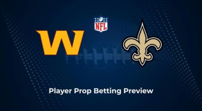 Commanders vs. Saints Player Props & Odds – Week 15