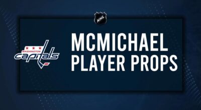 Connor McMichael Player Prop Bets for the Capitals vs. Canadiens Game - December 7