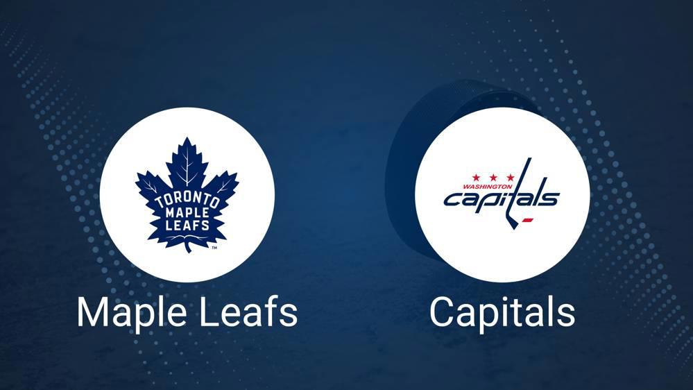 Where to Watch Toronto Maple Leafs vs. Washington Capitals on TV or Streaming Live - December 28