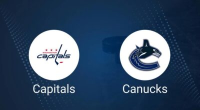 Capitals vs. Canucks Injury Report Today - January 8