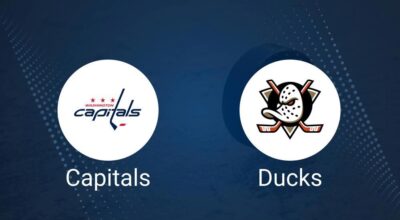 Capitals vs. Ducks Injury Report Today - January 14