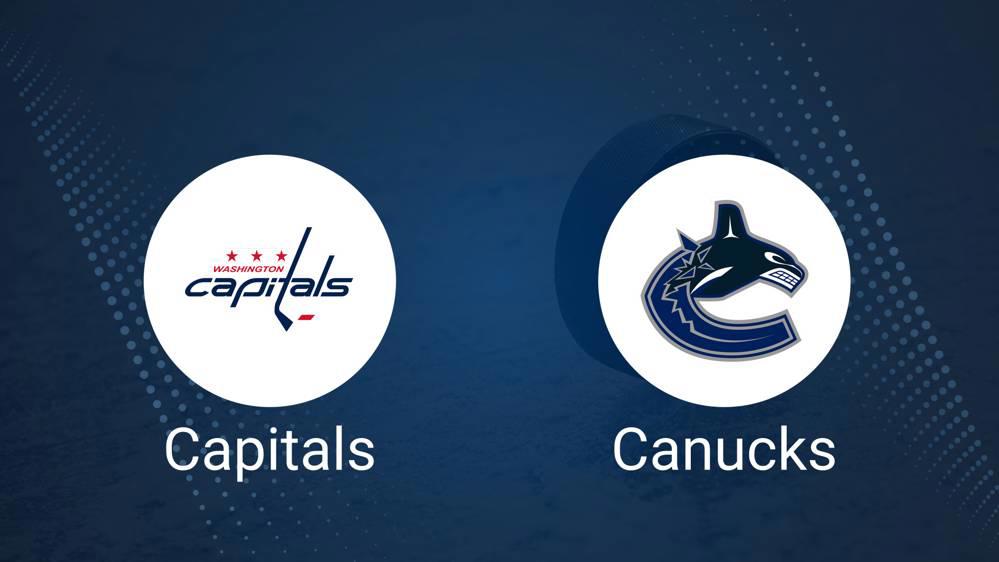 How to Pick the Capitals vs. Canucks Game with Odds, Spread, Betting Line and Stats – January 25