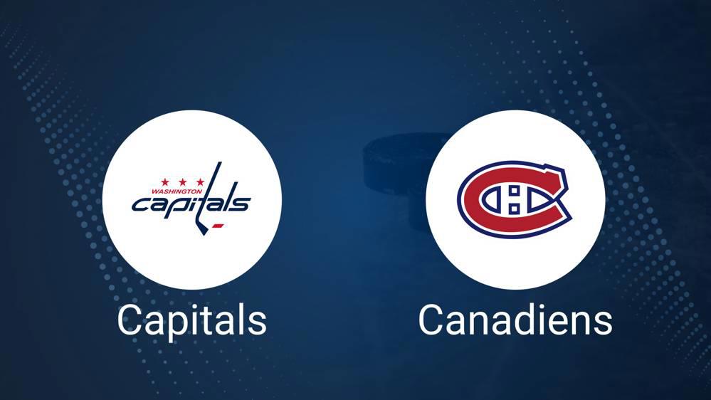 Where to Watch Washington Capitals vs. Montreal Canadiens on TV or Streaming Live - January 10