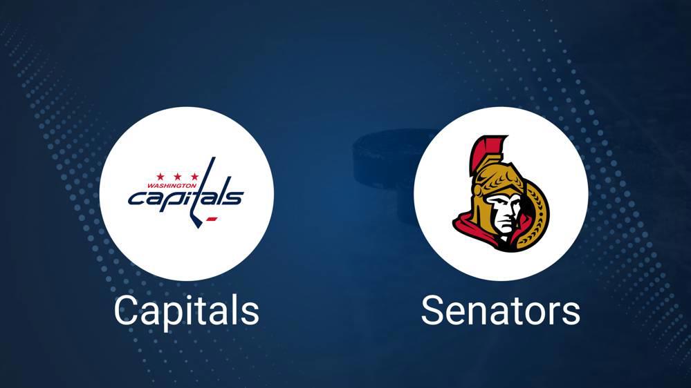 Where to Watch Washington Capitals vs. Ottawa Senators on TV or Streaming Live - January 16