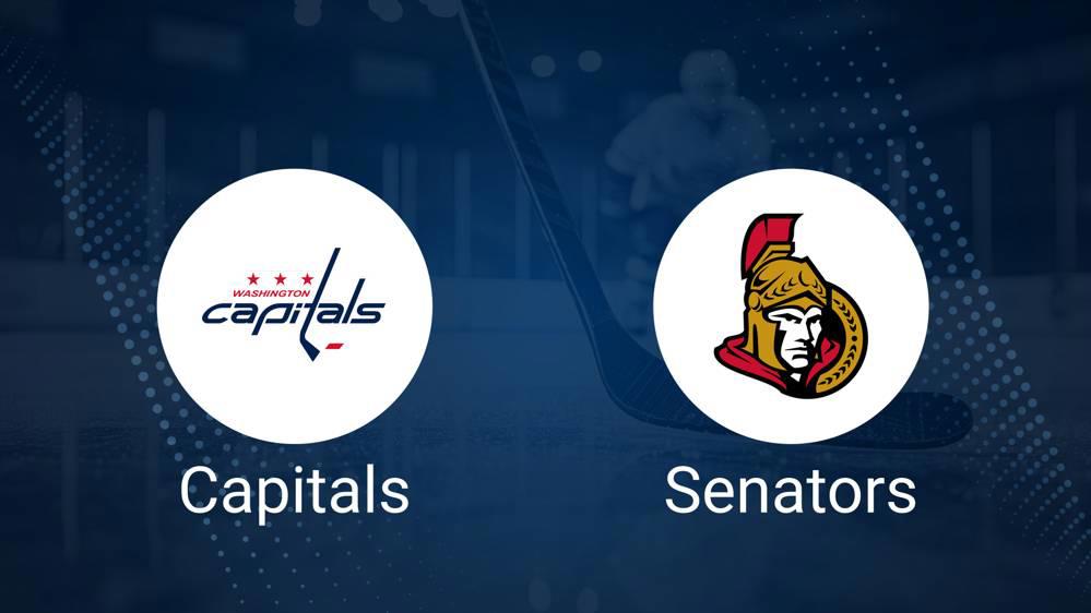 Where to Watch Washington Capitals vs. Ottawa Senators on TV or Streaming Live - January 30