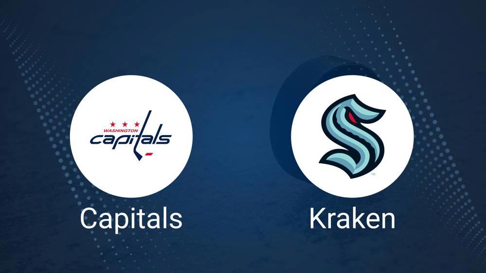 Where to Watch Washington Capitals vs. Seattle Kraken on TV or Streaming Live - January 23