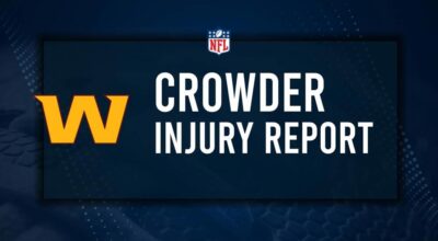 Will Jamison Crowder Play in the NFC Wild Card Round? NFL Injury Status, News & Updates