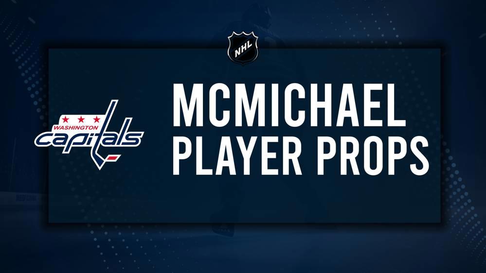 Connor McMichael Player Prop Bets for the Capitals vs. Flyers Game - February 6