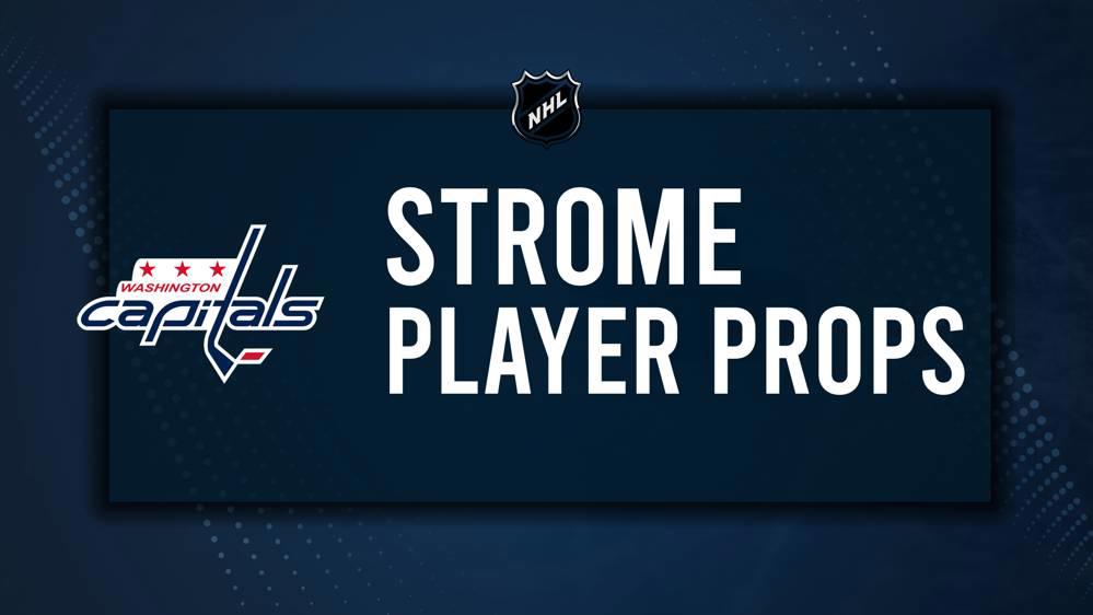 Dylan Strome Player Prop Bets for the Capitals vs. Flames Game - February 25