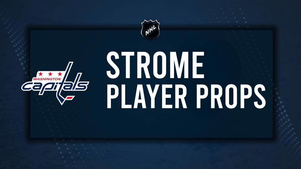 Dylan Strome Player Prop Bets for the Capitals vs. Panthers Game - February 4