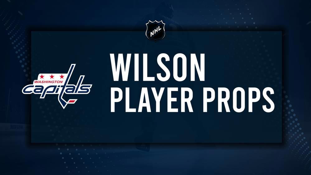Tom Wilson Player Prop Bets for the Capitals vs. Penguins Game - February 22