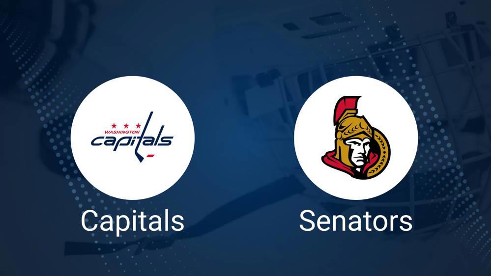Where to Watch Washington Capitals vs. Ottawa Senators on TV or Streaming Live - March 3